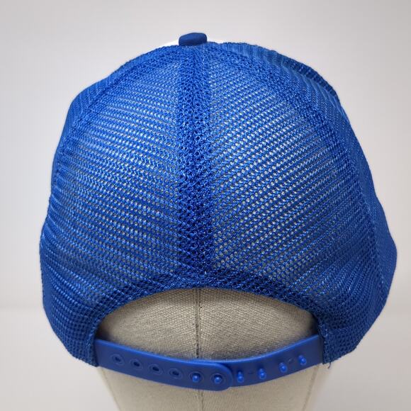 Del Webb's Sun City West Arizona Snapback Trucker Hat Blue L Mesh Back Topac - Picture 7 of 10